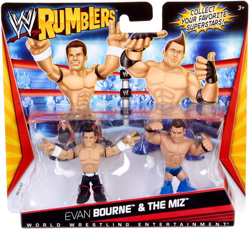 WWE Mattel Rumblers 1 Evan Bourne & The Miz