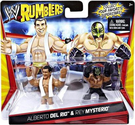 WWE Mattel Rumblers 1 Alberto Del Rio & Rey Mysterio