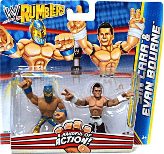 WWE Mattel Rumblers 2 Sin Cara & Evan Bourne