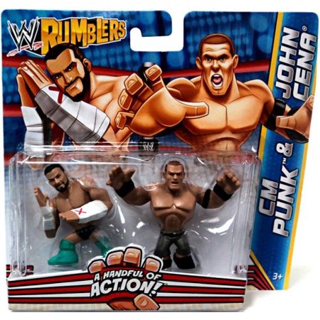 WWE Mattel Rumblers 2 CM Punk & John Cena