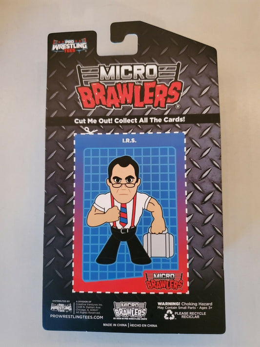 Pro Wrestling Tees Crate Exclusive Micro Brawlers I.R.S. [February]
