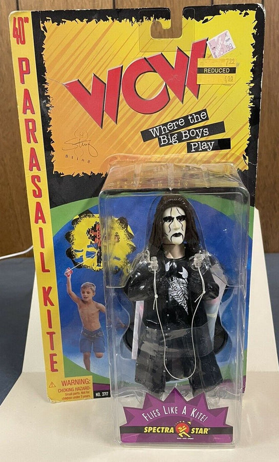 WCW STING Parasail Kite & Action Figure by spectra star PWcatalog