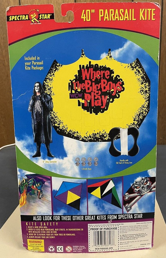 WCW STING Parasail Kite & Action Figure by spectra star