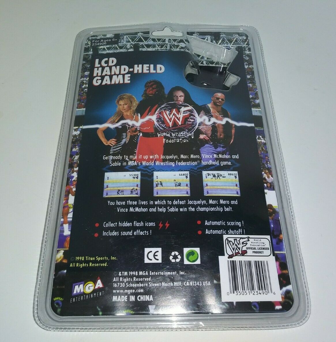 WWF Kane Handheld LCD