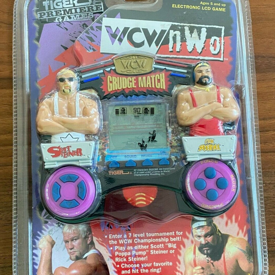 WCW/NWO grudge match Handheld LCD Steiner Brothers PWcatalog
