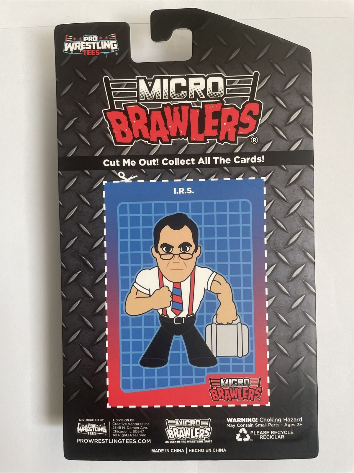 Pro Wrestling Tees Crate Exclusive Micro Brawlers I.R.S. [February, Chase]