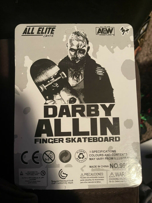 AEW Darby Allin finger skateboard