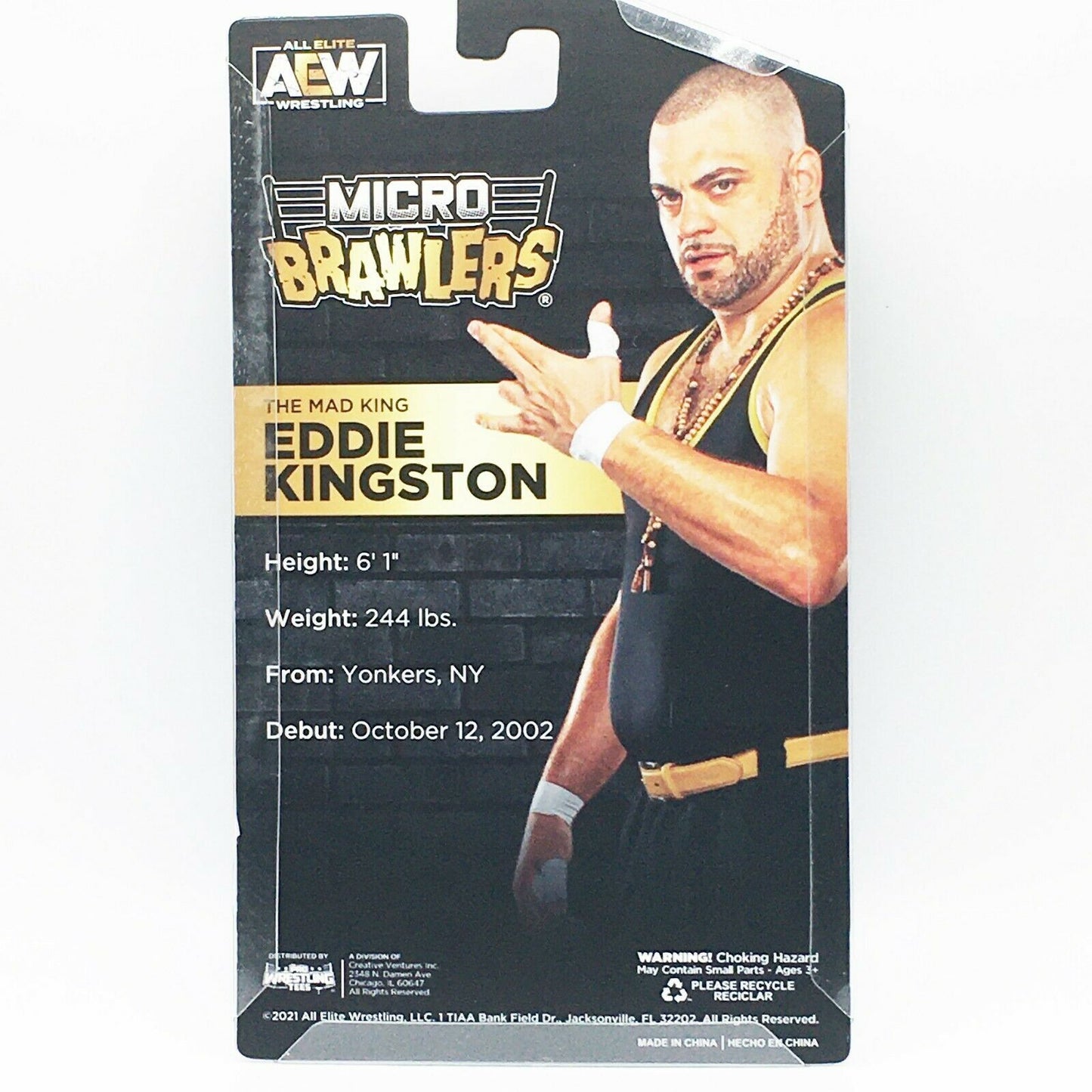 Pro Wrestling Tees AEW Crate Eddie Kingston Micro Brawler [Exclusive]