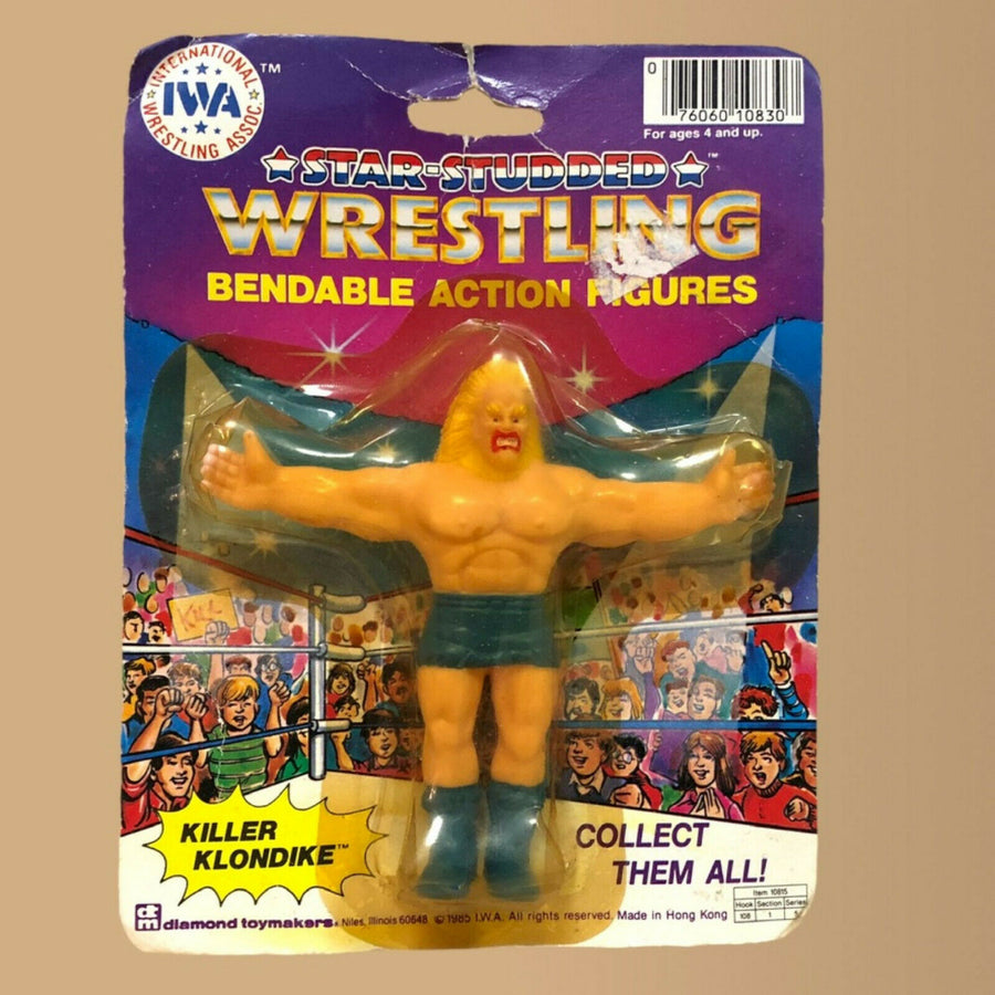 IWA Star-Studded Wrestling Bendable Action Figures Singles Killer Klondike [Variant] Action & Toy Figures PWcatalog