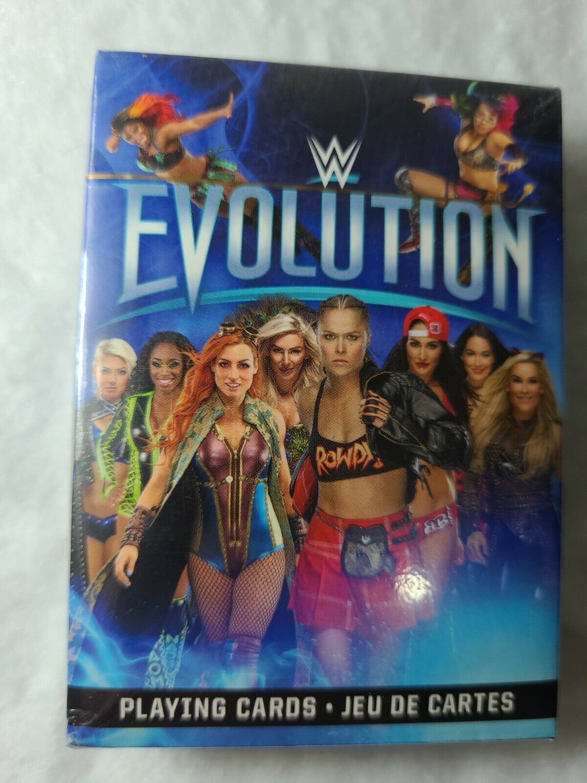 WWE women evolution Playing cards