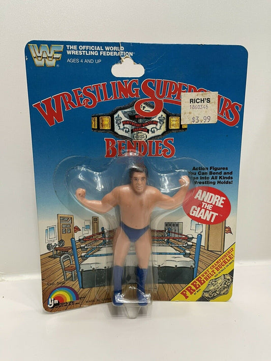 WWF LJN Wrestling Superstars Bendies Andre the Giant