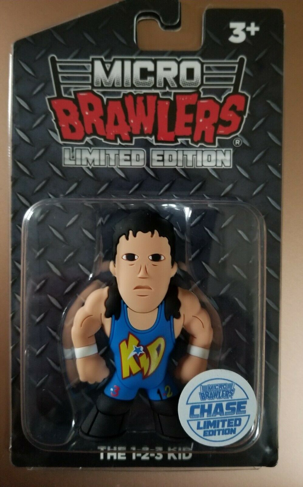 Pro Wrestling Tees Crate Exclusive Micro Brawlers 1-2-3 Kid [April, Chase]