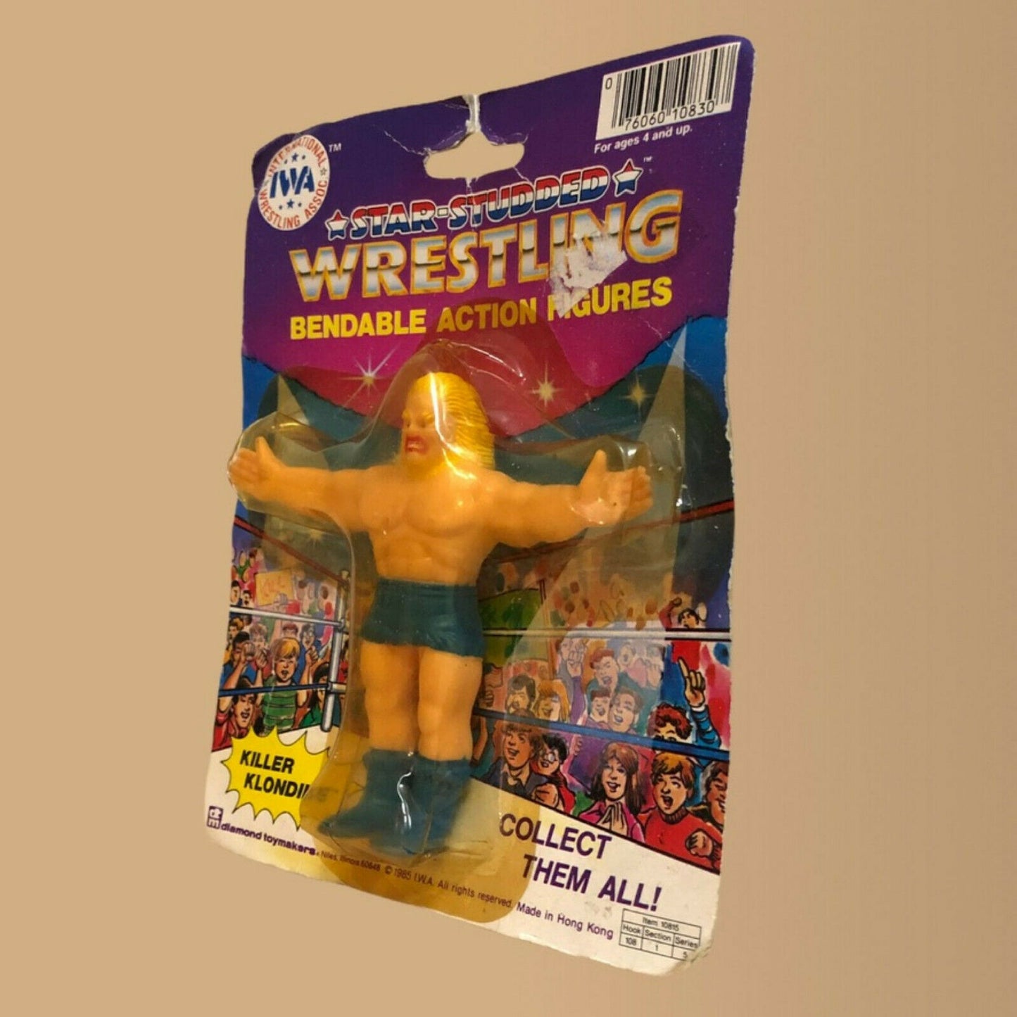 IWA Star-Studded Wrestling Bendable Action Figures Singles Killer Klondike [Variant]