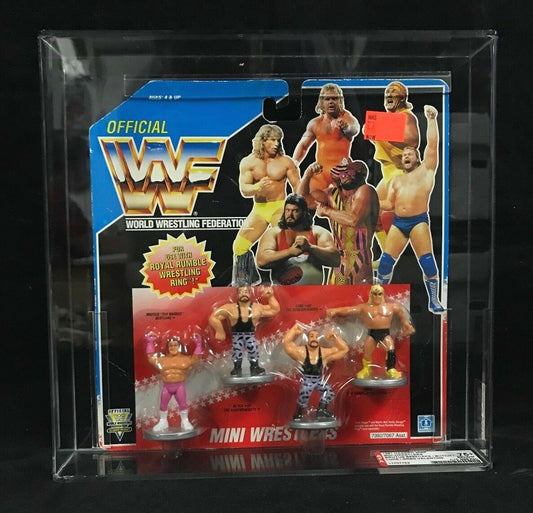 WWF Hasbro Mini Wrestlers Brutus "The Barber" Beefcake, Butch and Luke of the Bushwhackers & Greg "The Hammer" Valentine