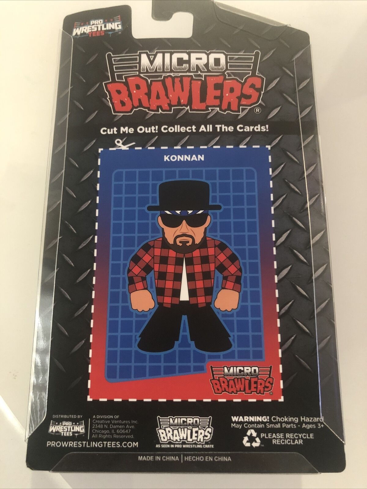 Pro Wrestling Tees Crate Exclusive Micro Brawlers Konnan [January, Chase]