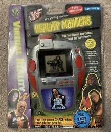 Reality Fighters WWF Steve Austin Electronic Handheld w/ Clip Cable