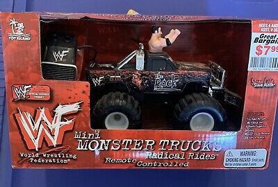 WWF mini monster Radical rides  The Rock