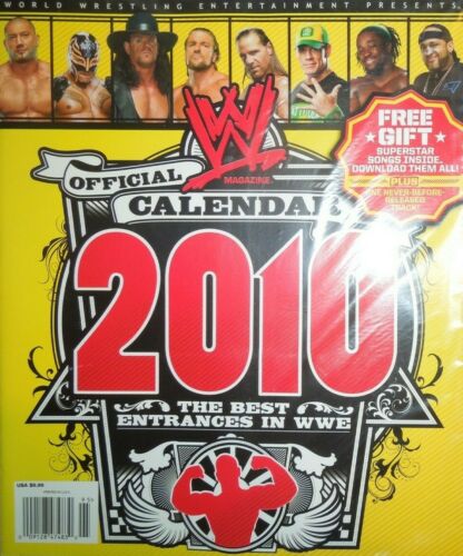 2010 Official WWE Magazine Calendar Pwcatalog