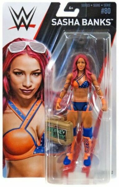 WWE Mattel Basic Series 80 Sasha Banks [Chase] Action & Toy Figures PWcatalog