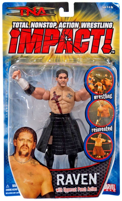 TNA/Impact Wrestling Marvel Toys TNA Wrestling Impact! 1 Raven Action & Toy Figures PWcatalog
