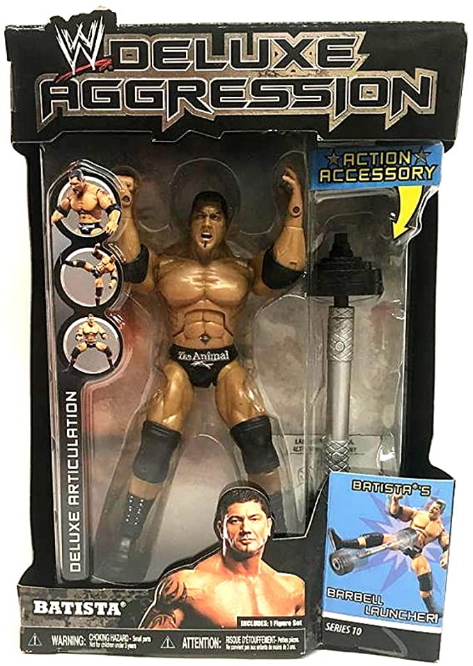 WWE Jakks Pacific Deluxe Aggression 10 Batista