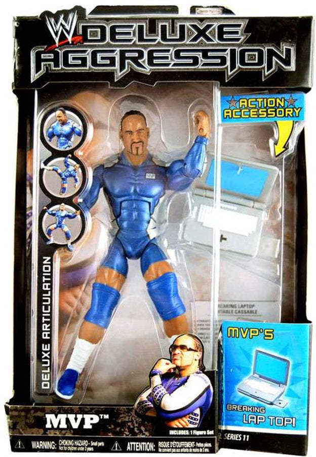 WWE Jakks Pacific Deluxe Aggression 11 MVP Action & Toy Figures PWcatalog