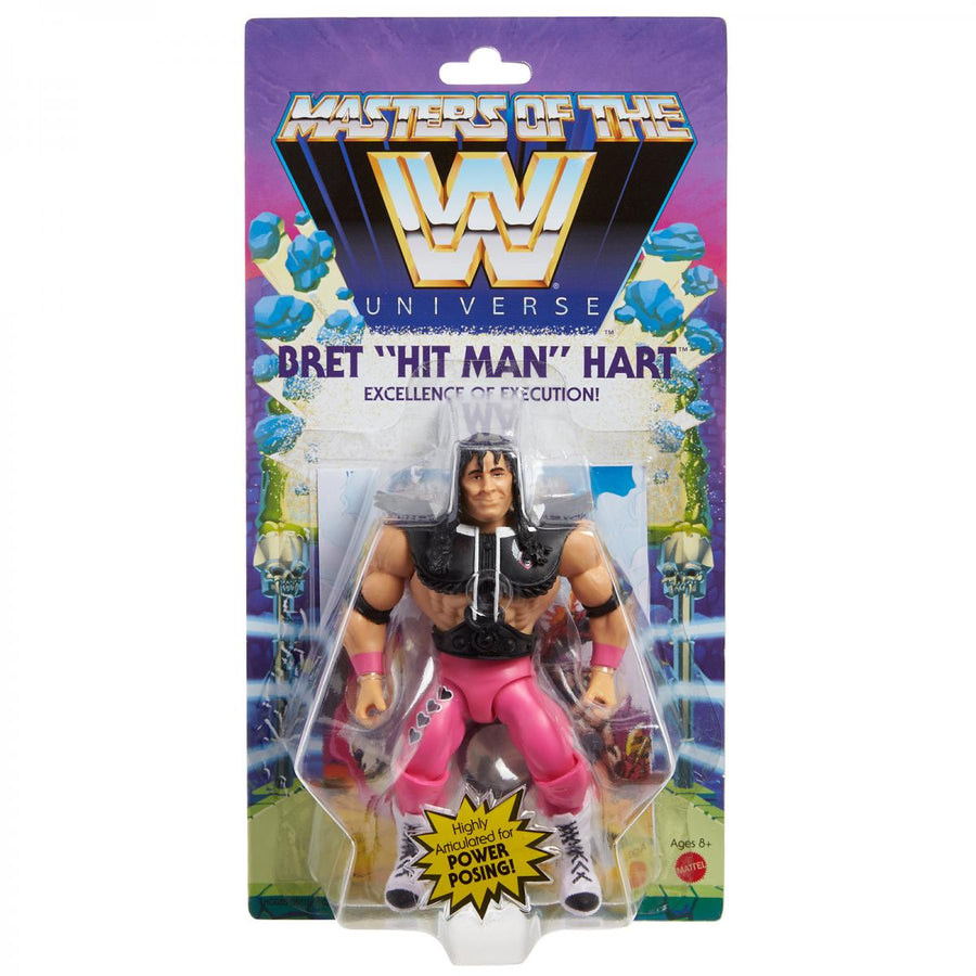 WWE Mattel Masters of the WWE Universe 7 Bret "Hit Man" Hart [Exclusive] Action & Toy Figures PWcatalog