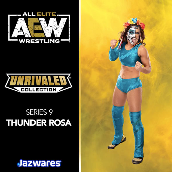 AEW Jazwares Unrivaled Collection 9 Thunder Rosa [Chase Edition] Action & Toy Figures PWcatalog