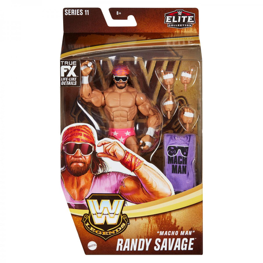 WWE Mattel Legends 11 "Macho Man" Randy Savage [Exclusive] Action & Toy Figures PWcatalog