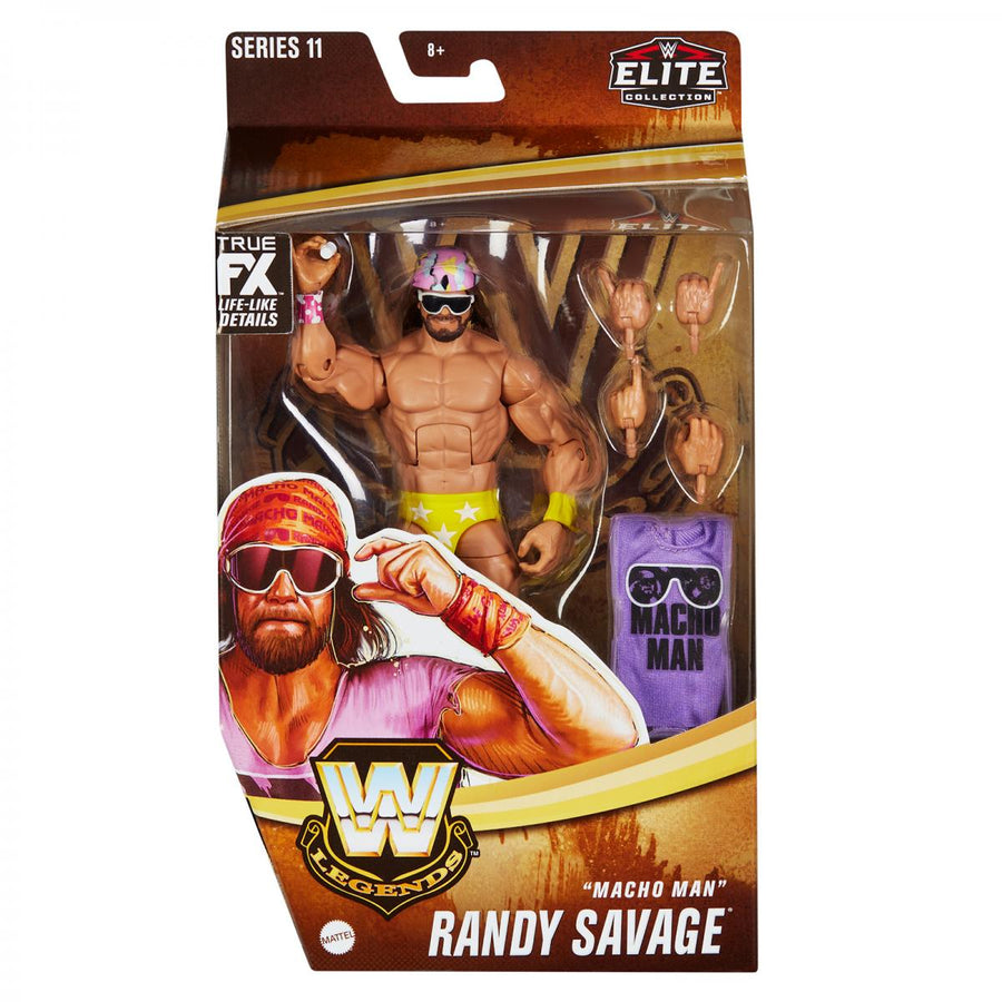 WWE Mattel Legends 11 "Macho Man" Randy Savage [Chase, Exclusive] Action & Toy Figures PWcatalog