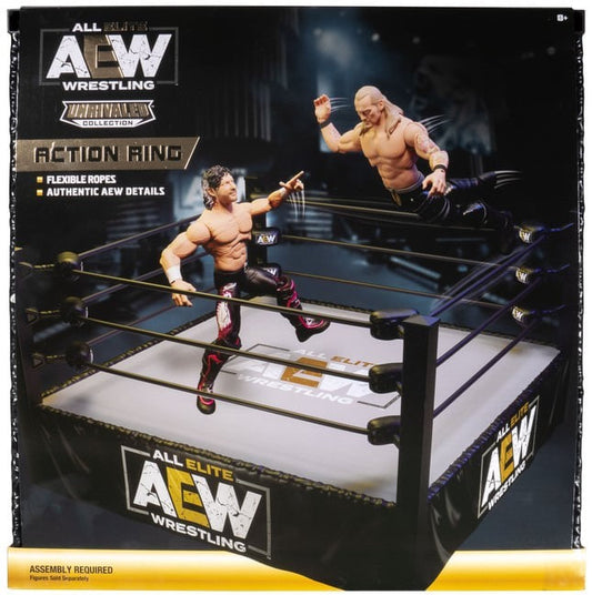 AEW Jazwares Unrivaled Collection Wrestling Rings & Playsets: Action Ring