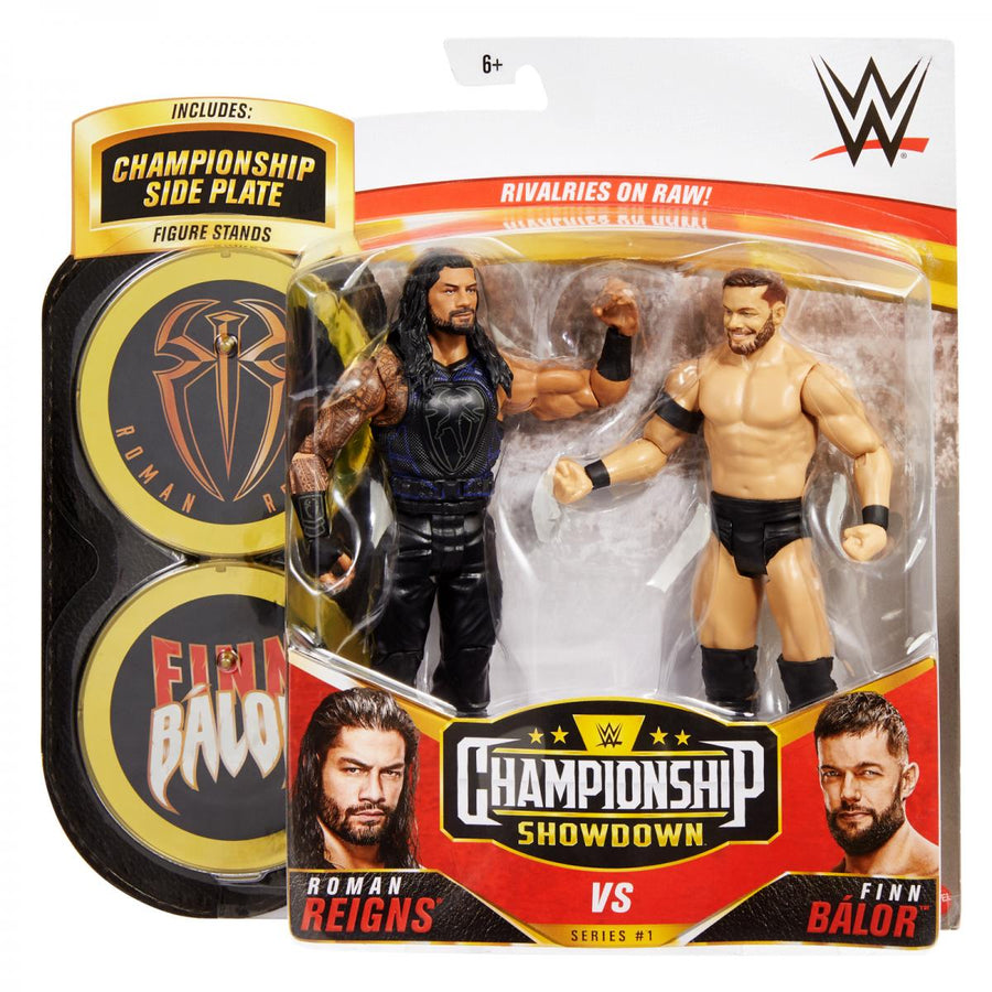 WWE Mattel Championship Showdown 1 Roman Reigns vs. Finn Balor Action & Toy Figures PWcatalog