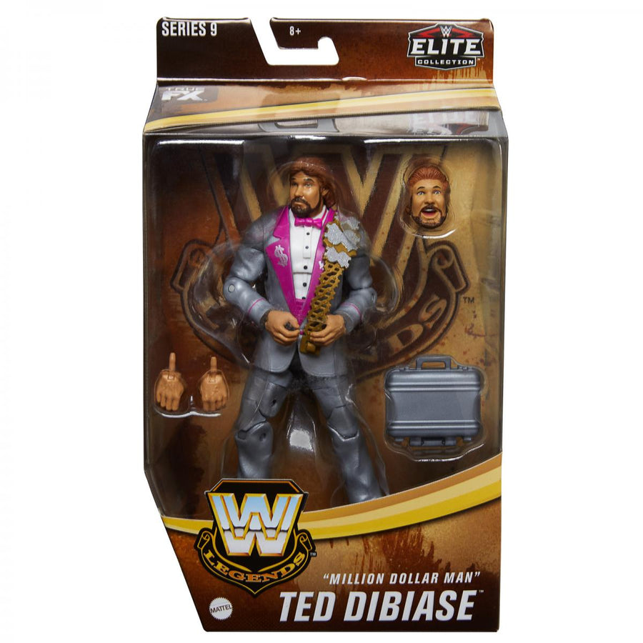 WWE Mattel Legends 9 "Million Dollar Man" Ted Dibiase [Chase, Exclusive] Action & Toy Figures PWcatalog