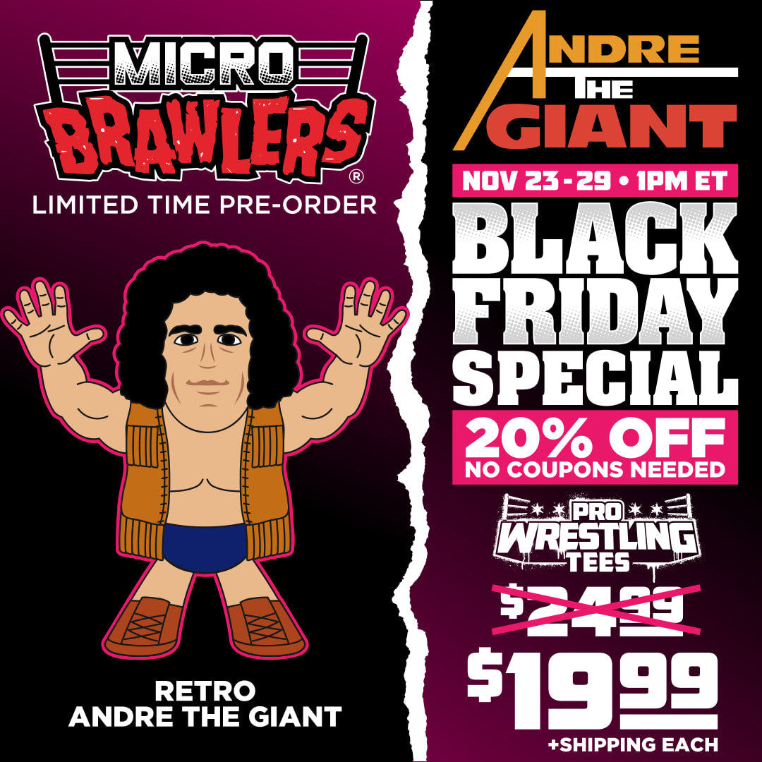 Pro Wrestling Tees Micro Brawlers Limited Edition Andre the Giant [Retro]