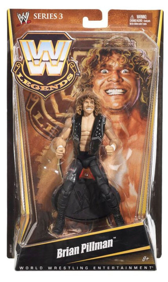 WWE Mattel Legends 3 Brian Pillman Action & Toy Figures PWcatalog