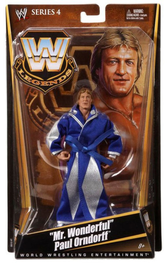 WWE Mattel Legends 4 "Mr. Wonderful" Paul Orndorff Action & Toy Figures PWcatalog