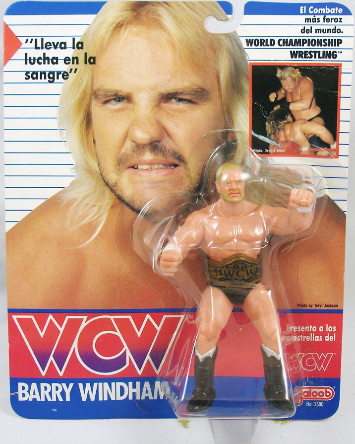 WCW Galoob WCW Galoob Series 1 - "Presents the Superstars of the WCW" Barry Windham [WCW Card] Action & Toy Figures PWcatalog