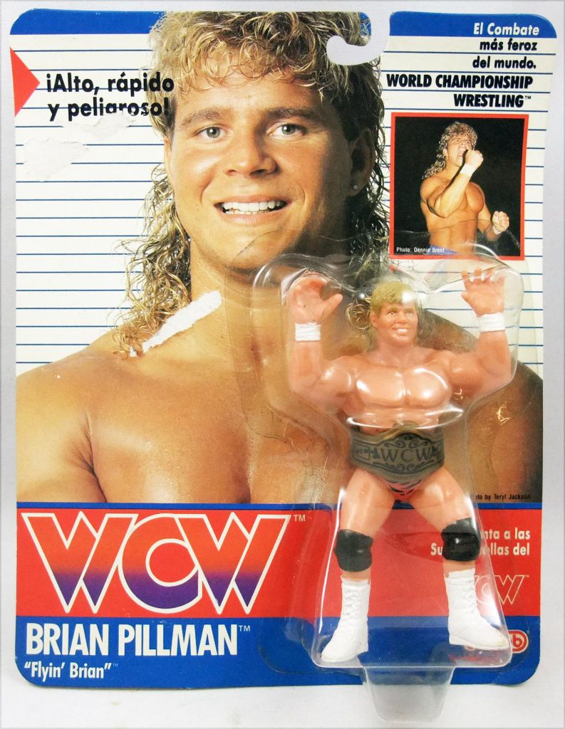 WCW Galoob WCW Galoob Series 1 - "Presents the Superstars of the WCW" Brian Pillman [WCW Card]