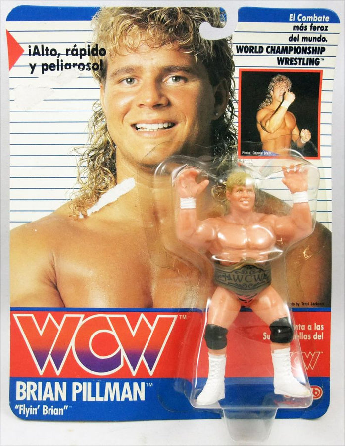 WCW Galoob WCW Galoob Series 1 - "Presents the Superstars of the WCW" Brian Pillman [WCW Card] Action & Toy Figures PWcatalog