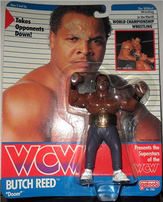 WCW Galoob WCW Galoob Series 1 - "Presents the Superstars of the WCW" Butch Reed [WCW Card]