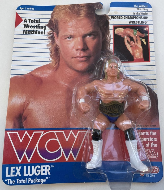 WCW Galoob WCW Galoob Series 1 - "Presents the Superstars of the NWA" Lex Luger [NWA Card] Action & Toy Figures PWcatalog