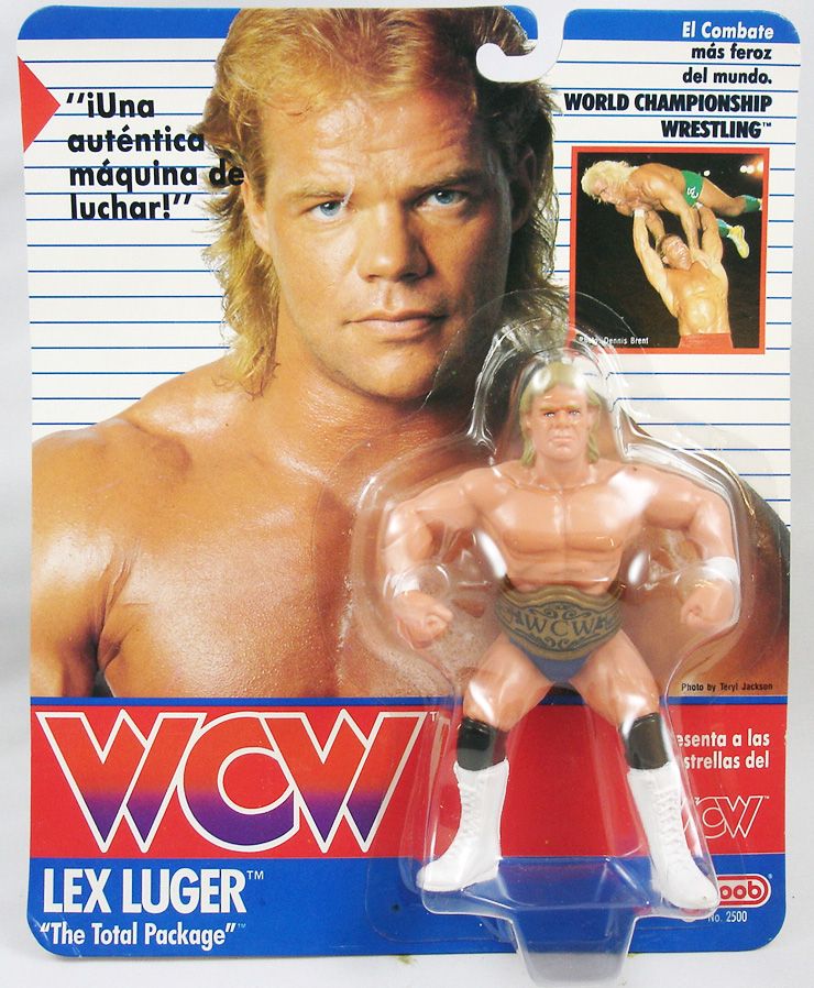WCW Galoob WCW Galoob Series 1 - "Presents the Superstars of the WCW" Lex Luger [WCW Card] Action & Toy Figures PWcatalog