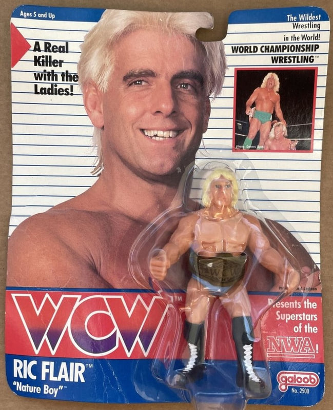 WCW Galoob WCW Galoob Series 1 - "Presents the Superstars of the NWA" Ric Flair [NWA Card] Action & Toy Figures PWcatalog