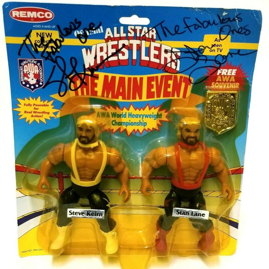 AWA Remco All Star Wrestlers 1 Fabulous Ones: Steve Keirn & Stan Lane Action & Toy Figures PWcatalog