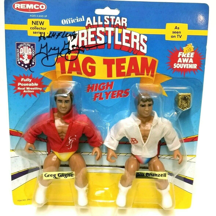 AWA Remco All Star Wrestlers 1 High Flyers: Greg Gagne & Jim Brunzell Action & Toy Figures PWcatalog