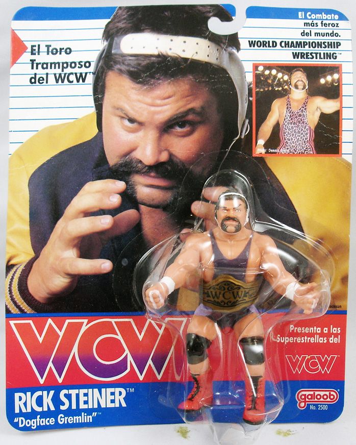 WCW Galoob WCW Galoob Series 1 - "Presents the Superstars of the WCW" Rick Steiner [WCW Card] Action & Toy Figures PWcatalog
