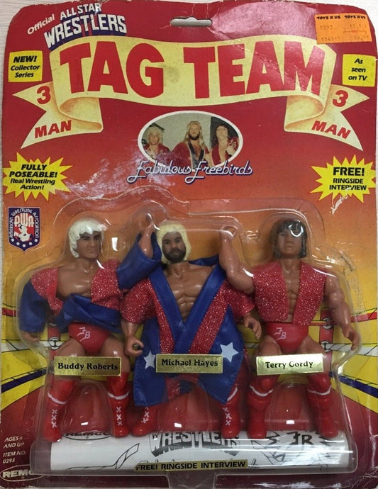 AWA Remco All Star Wrestlers 2 Fabulous Freebirds: Buddy Roberts, Terry Gordy [With Muscular Body] & Michael Hayes