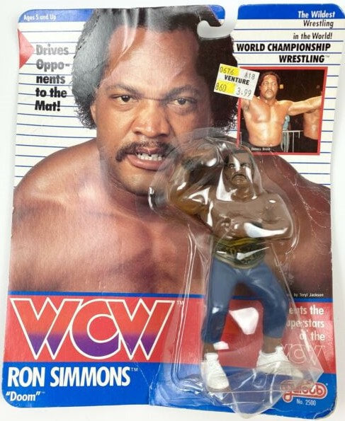 WCW Galoob WCW Galoob Series 1 - "Presents the Superstars of the WCW" Ron Simmons [WCW Card]