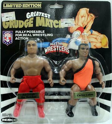 AWA Remco All Star Wrestlers 3 "Greatest Grudge Matches" Abdullah the Butcher vs. Carlos Colon [In Orange Singlet]