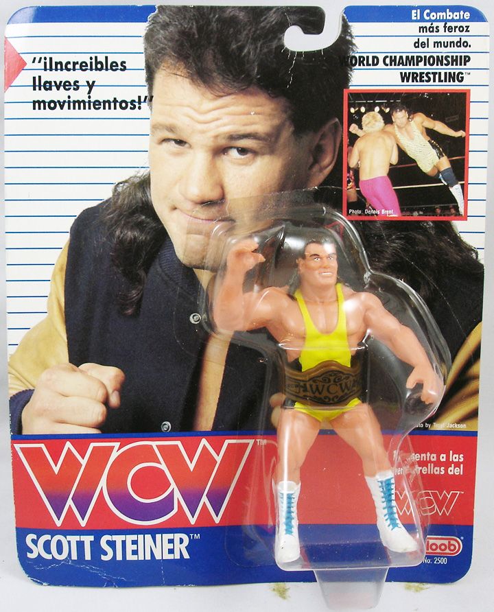 WCW Galoob WCW Galoob Series 1 - "Presents the Superstars of the WCW" Scott Steiner [WCW Card] Action & Toy Figures PWcatalog